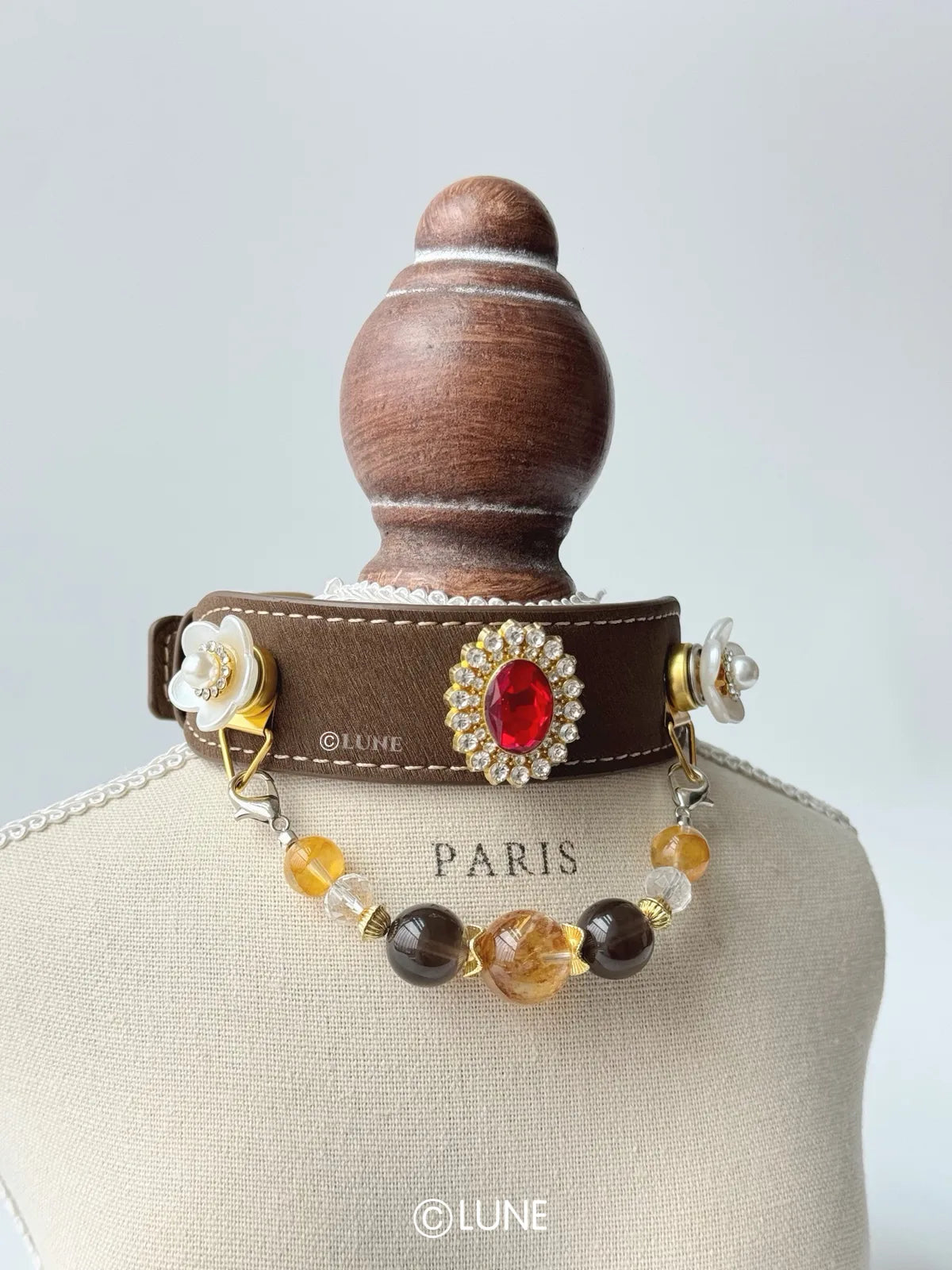 Golden Hearth Gemstone Crystal Collars product view 3