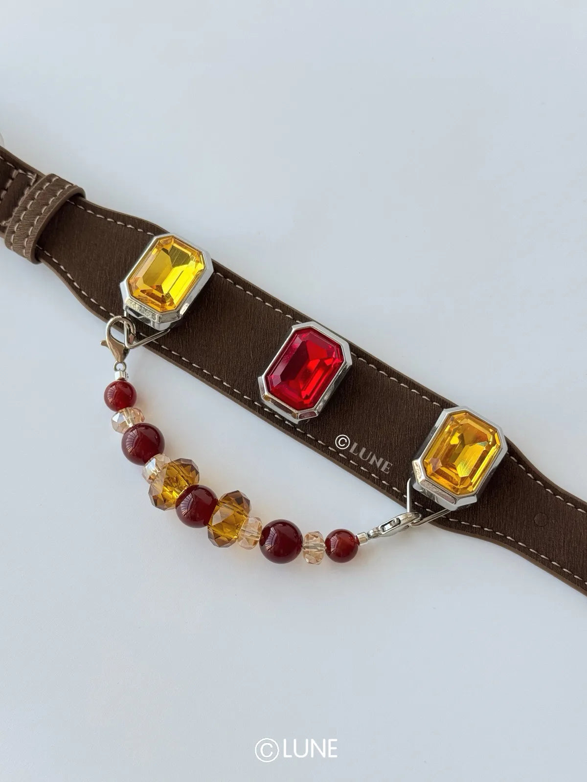 Garnet Lantern Classic Gemstone Collars product view 1