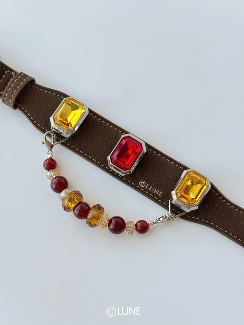 Garnet Lantern Classic Gemstone Collars product view 1